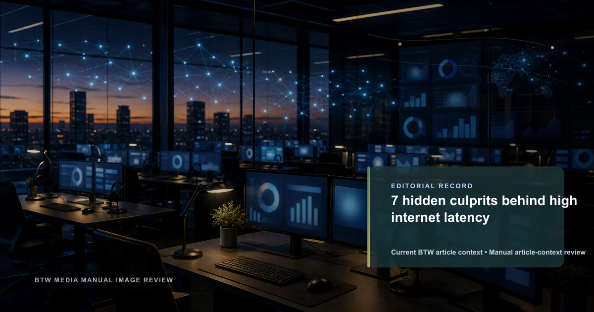 7 coupables cachés derrière une latence Internet élevée