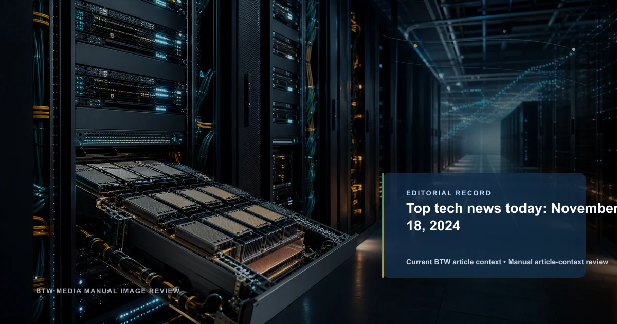 Top actualités tech du jour : 18 novembre 2024