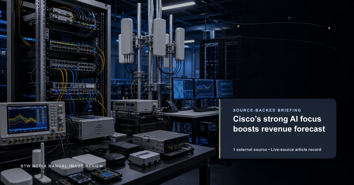 Cisco 聚焦 AI,收入预期上调