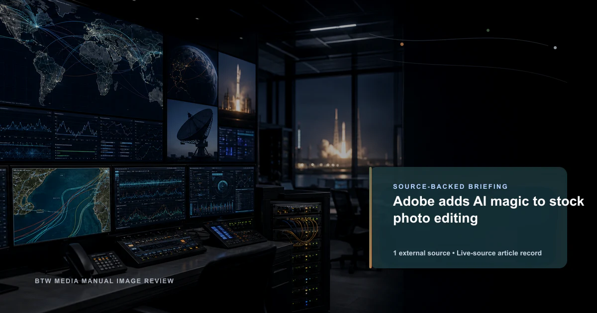 Adobe adds AI magic to stock photo editing