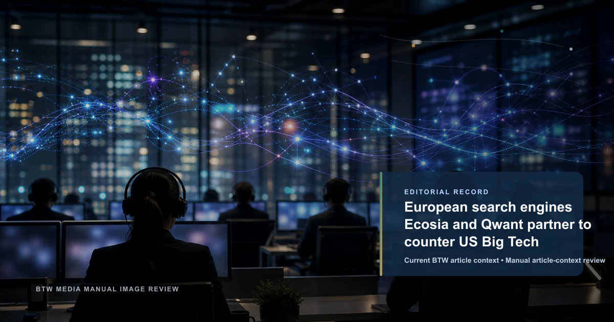 Motores de búsqueda europeos Ecosia y Qwant se asocian para contrarrestar a los gigantes tecnológicos de EE.UU.