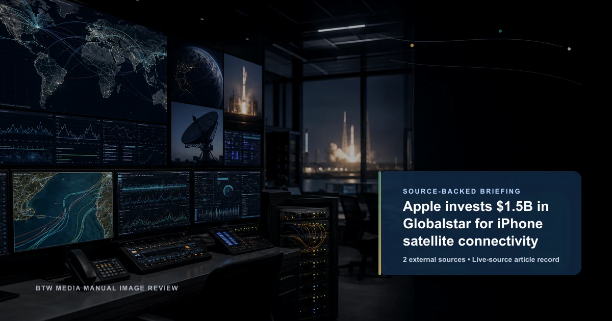 Apple investit 1,5 milliard de dollars dans Globalstar pour la connectivité satellite des iPhone