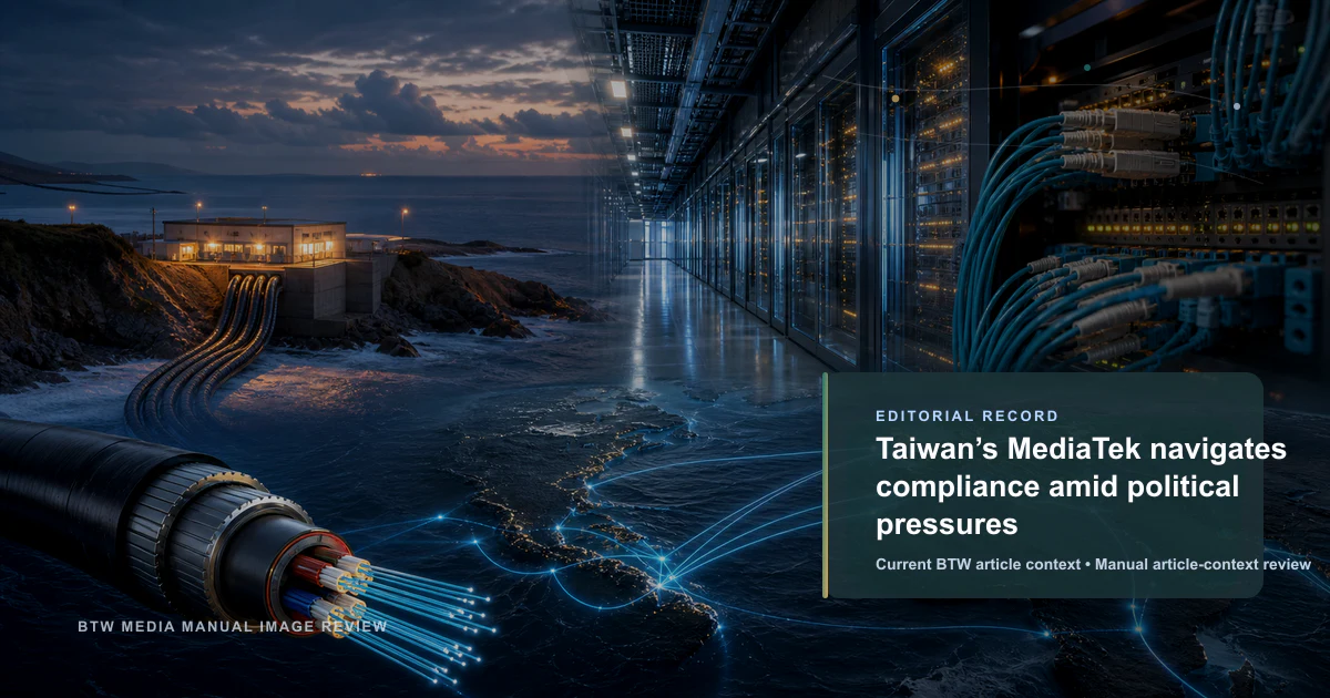 MediaTek de Taïwan navigue entre conformité et tensions politiques