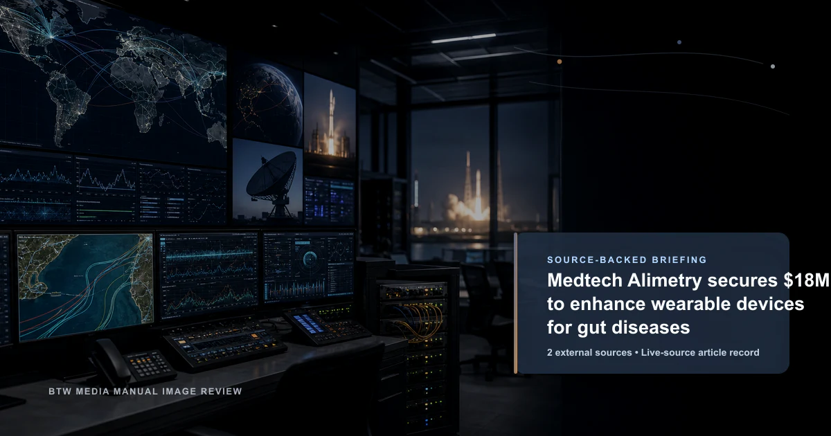 Medtech Alimetry lève 18 M$ pour ses dispositifs portables contre les maladies intestinales