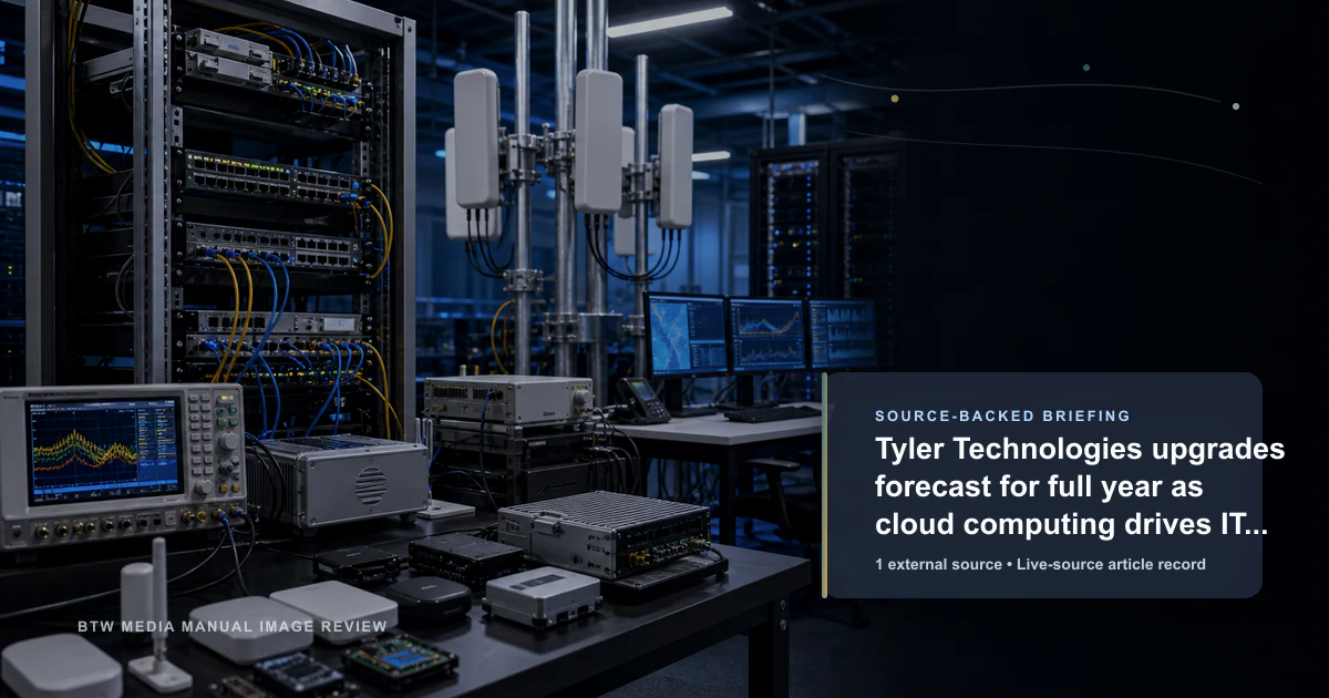 Tyler Technologies 因云计算推动 IT 需求上调全年预测