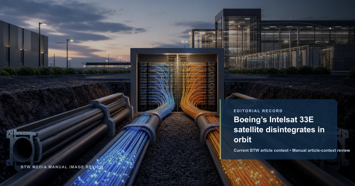 El satélite Intelsat 33E de Boeing se desintegra en órbita