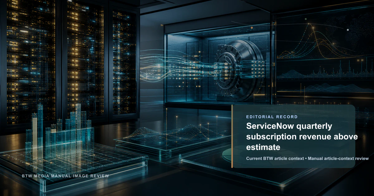 Ingresos por suscripción trimestrales de ServiceNow superan las estimaciones