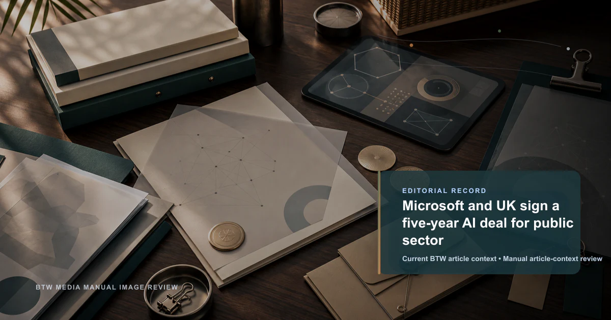 Accord IA quinquennal entre Microsoft et le Royaume-Uni