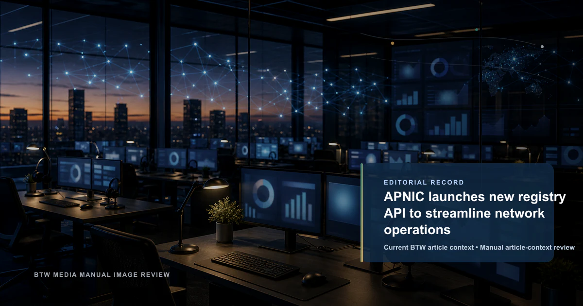 L’APNIC lance une nouvelle API de registre pour rationaliser les opérations réseau