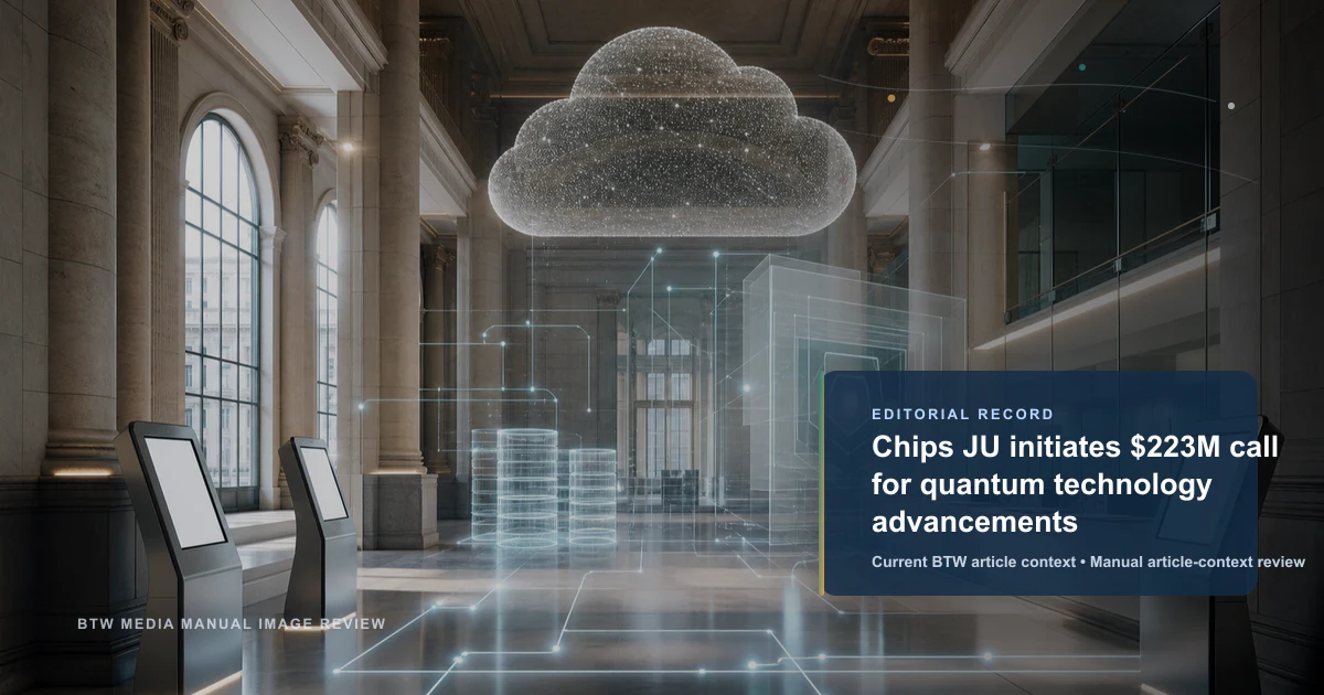 Chips JU lance un appel de 223 M$ pour les technologies quantiques