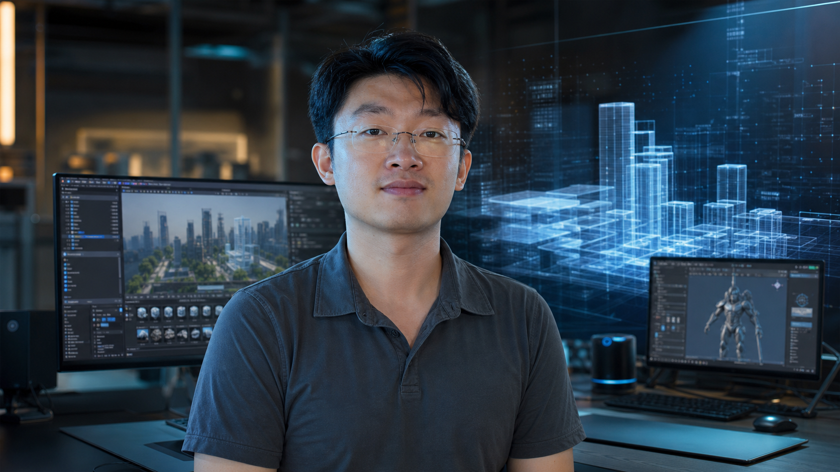 专访 CREATE WORLD 创始人蔡一鸣：用 AI 绘制下一代 3D 内容蓝图