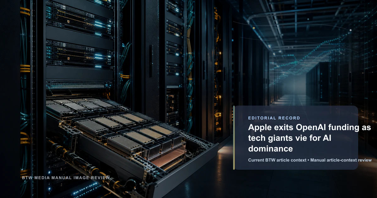 Apple se retire du financement d'OpenAI alors que les géants de la tech se disputent la domination de l'IA