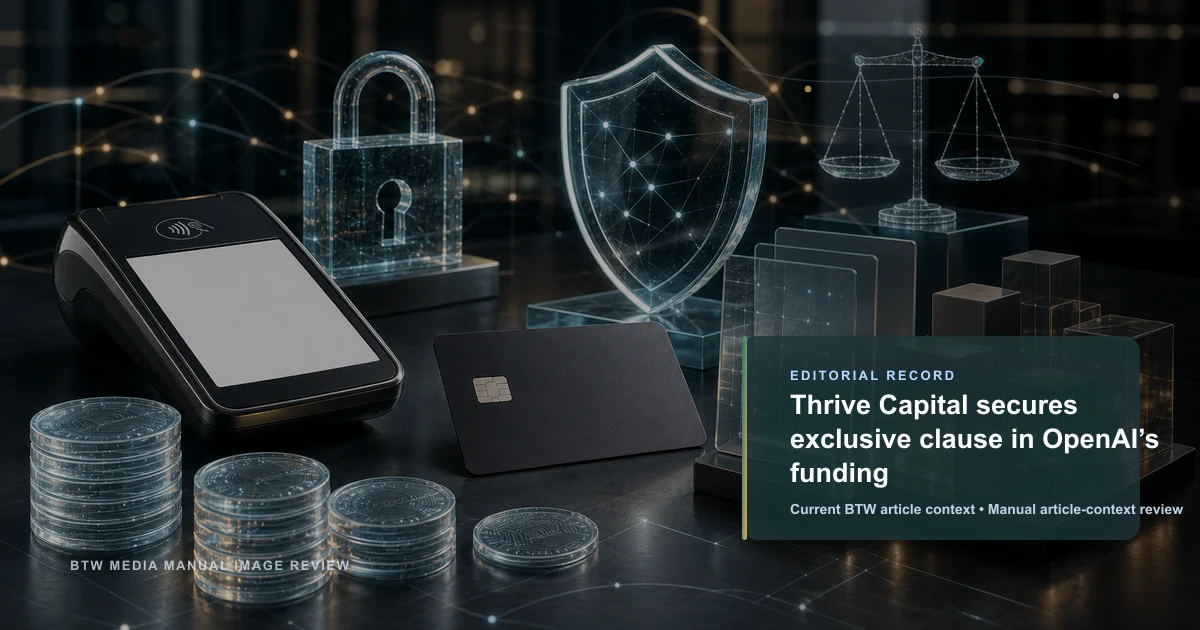Thrive Capital secures exclusive clause in OpenAI’s funding