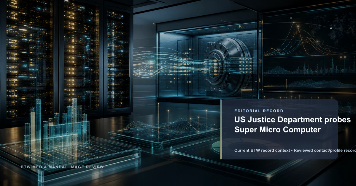 El Departamento de Justicia de EE. UU. investiga a Super Micro Computer