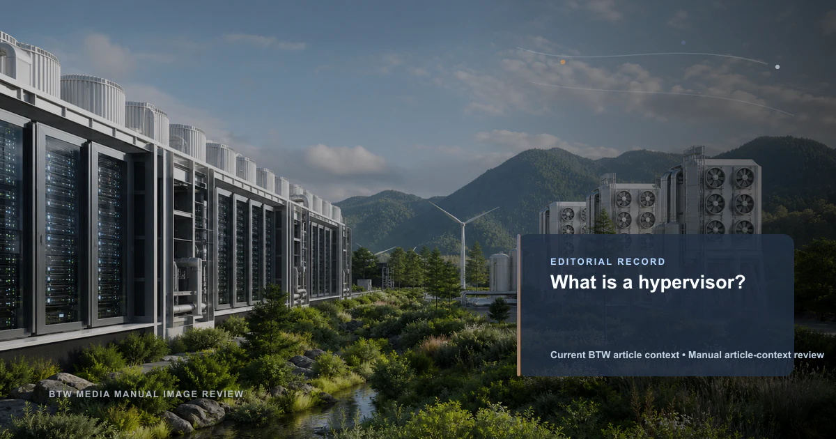 什么是虚拟机管理程序?