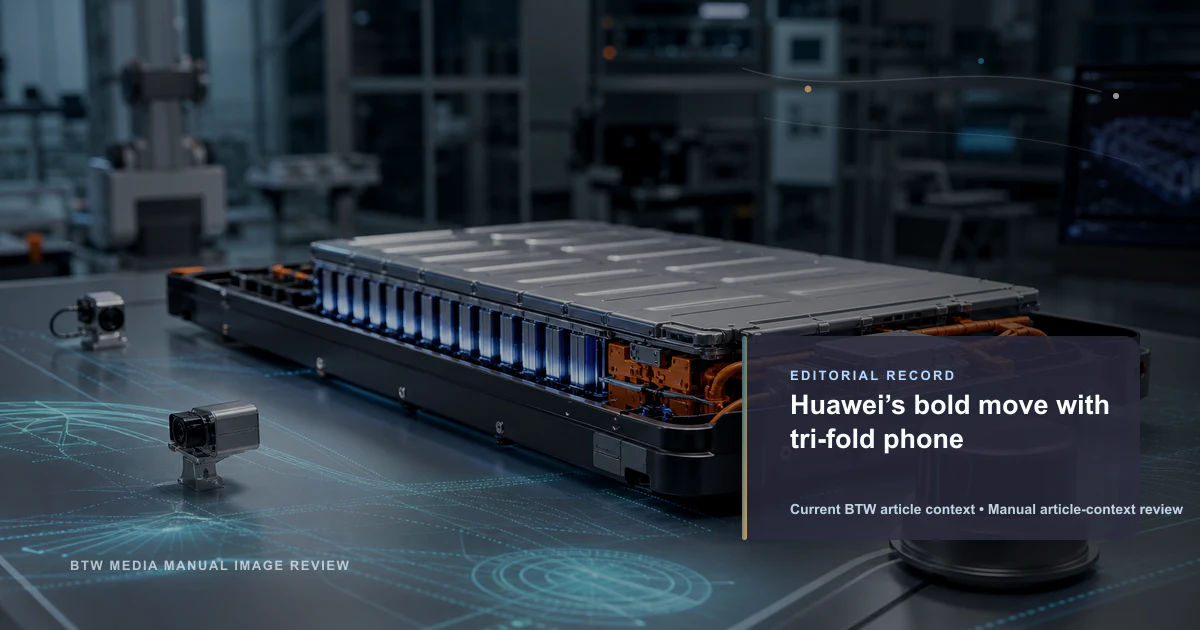 Le coup audacieux de Huawei avec le téléphone tri-pliable