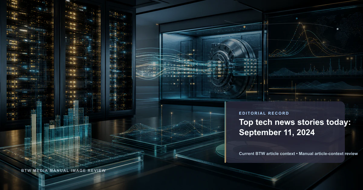 Top actualités tech du 11 septembre 2024