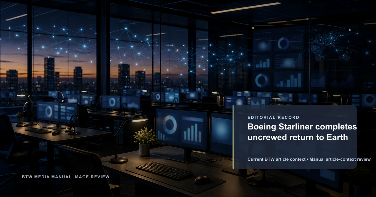 Boeing Starliner achève son retour sans équipage sur Terre