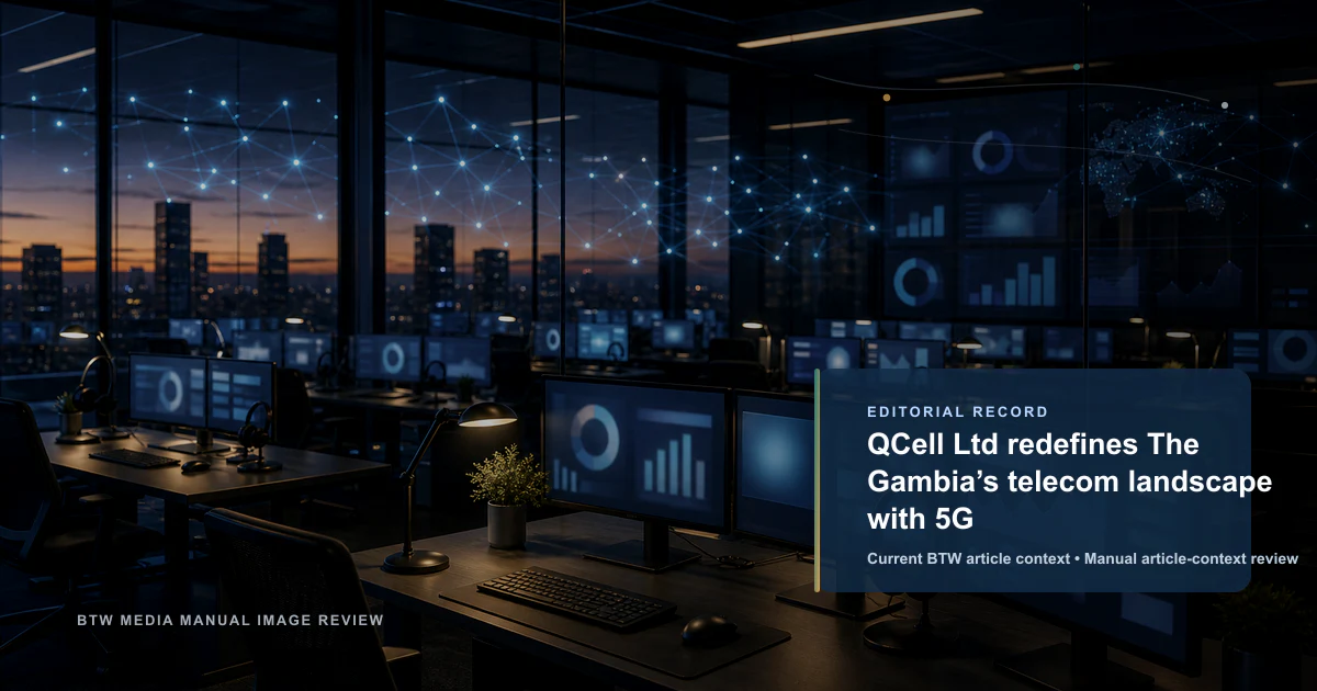 QCell Ltd redéfinit le paysage télécom de la Gambie avec la 5G