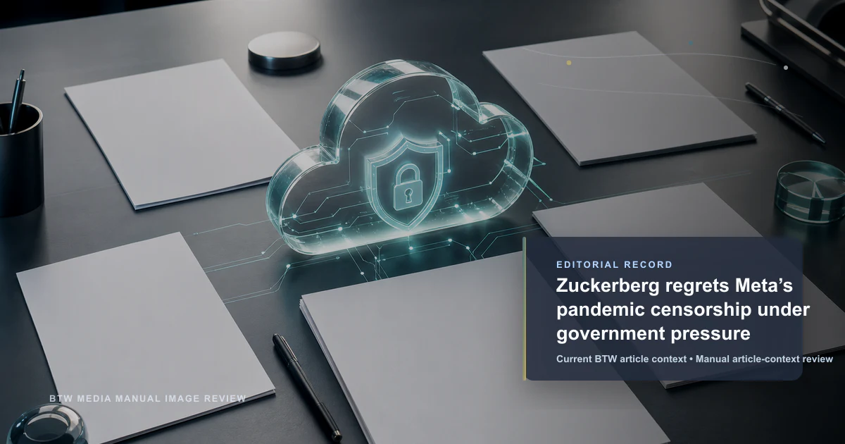 Zuckerberg lamenta la censura de Meta en la pandemia bajo presión gubernamental