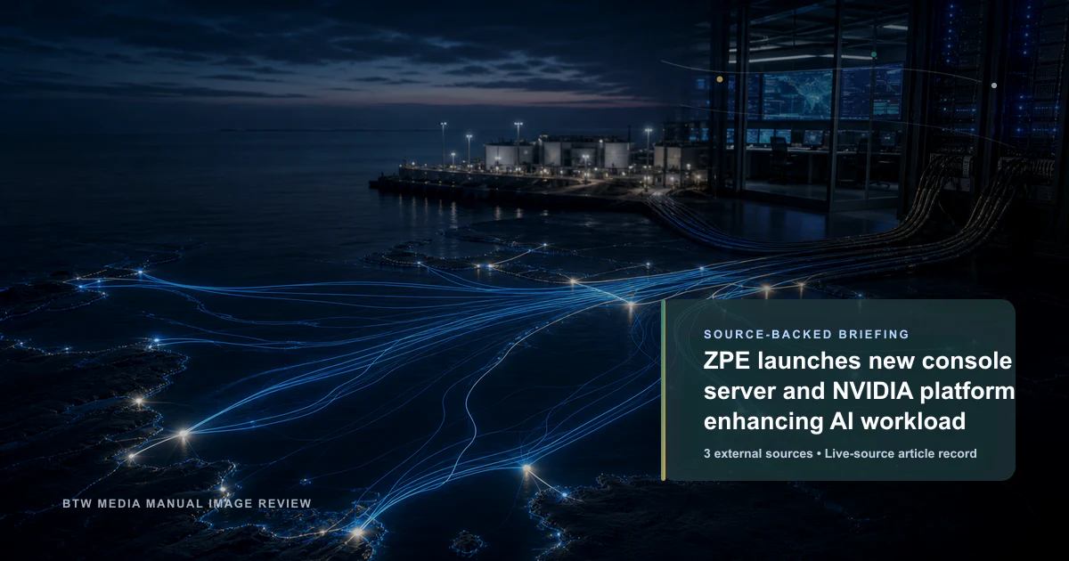 ZPE 推出新控制台服务器和 NVIDIA 平台增强 AI 工作负载
