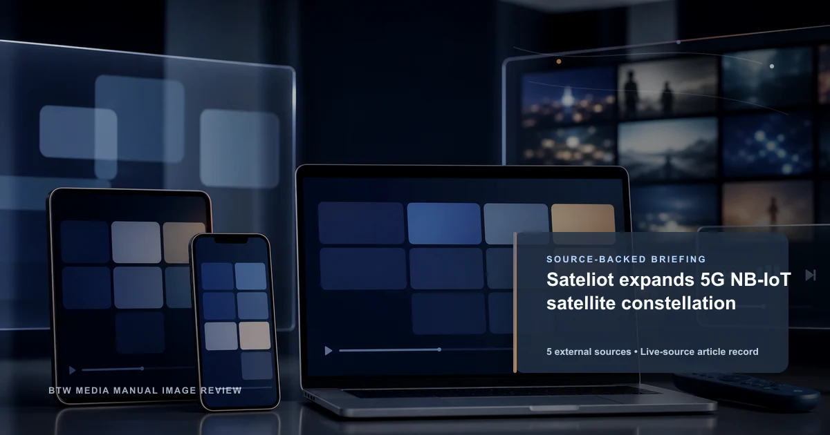 Sateliot 扩展 5G NB-IoT 卫星星座