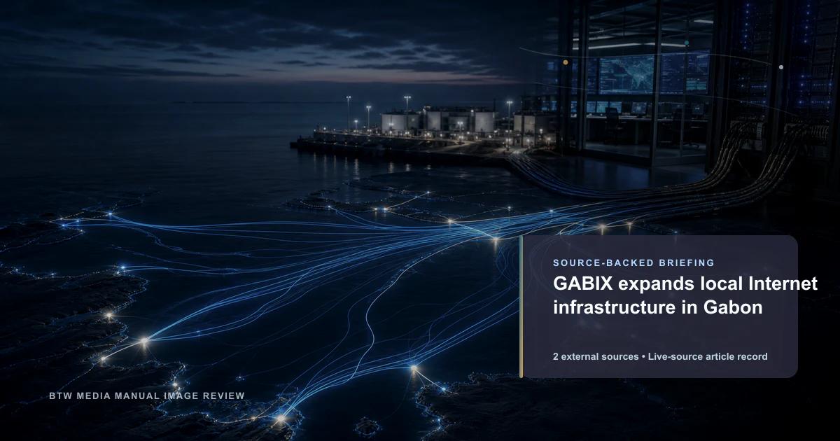 GABIX expands local Internet infrastructure in Gabon source-backed briefing visual