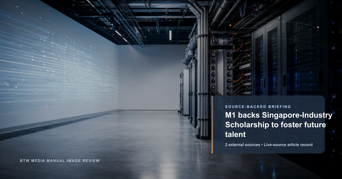 M1 soutient la bourse Singapore-Industry pour former les talents de demain