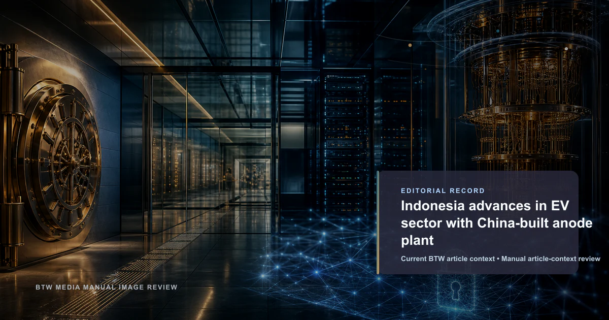 L'Indonésie progresse dans le secteur des VE avec une usine d'anodes construite par la Chine et Singapour