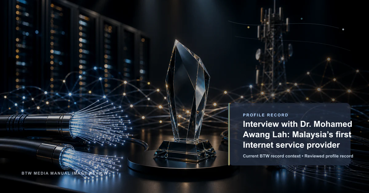 Entrevista con el Dr. Mohamed Awang Lah: el primer proveedor de servicios de Internet de Malasia