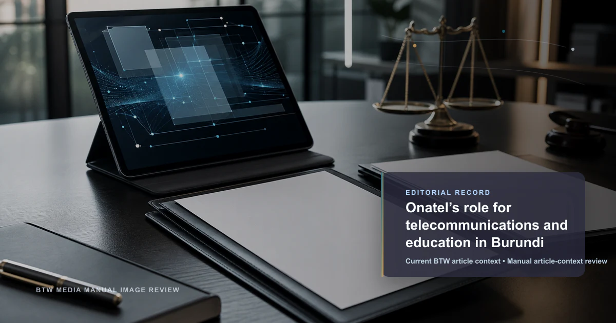 Le rôle d'Onatel dans les télécommunications et l'éducation au Burundi