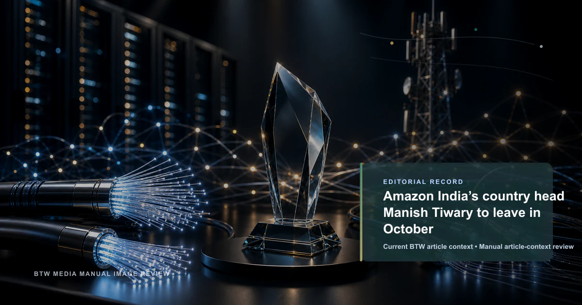 Le directeur pays d'Amazon Inde, Manish Tiwary, partira en octobre
