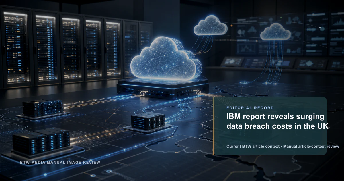 IBM report reveals surging data breach costs in the UK reviewed editorial briefing visual