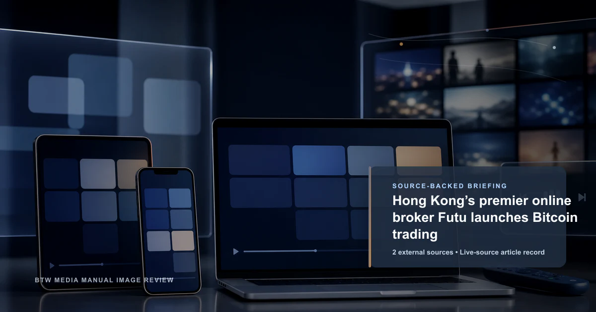 Le premier courtier en ligne de Hong Kong, Futu, lance le trading de Bitcoin