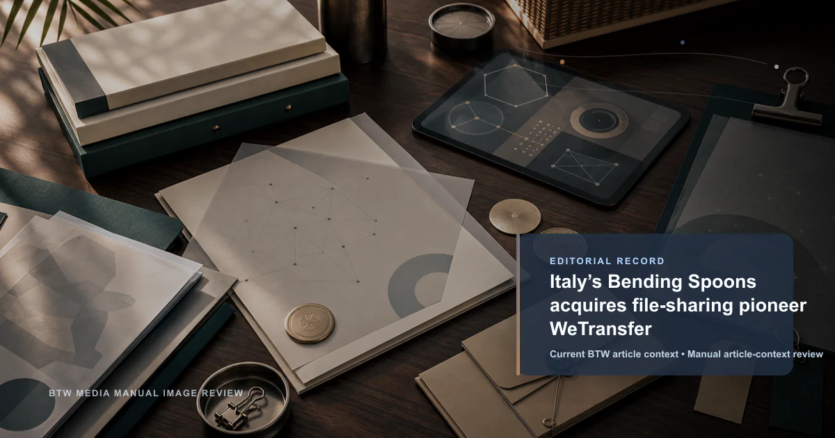 Bending Spoons italien rachète le pionnier du partage de fichiers WeTransfer