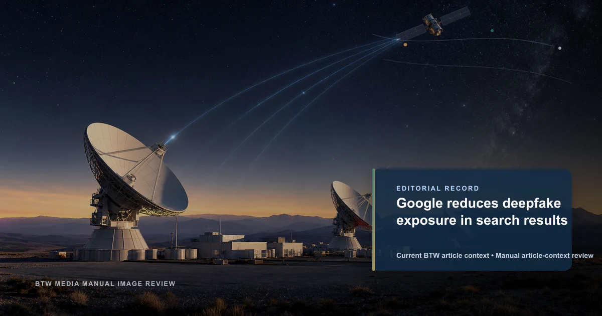 Google 减少搜索结果中的深度伪造曝光