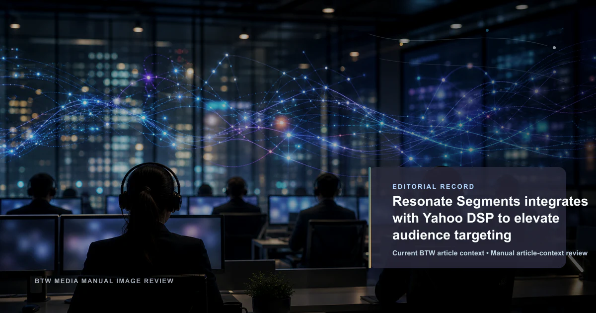 Resonate Segments integrates with Yahoo DSP to elevate audience targeting reviewed editorial briefing visual