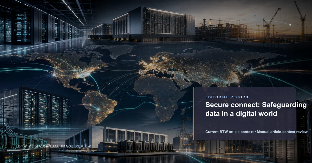 Secure connect: Safeguarding data in a digital world reviewed editorial briefing visual