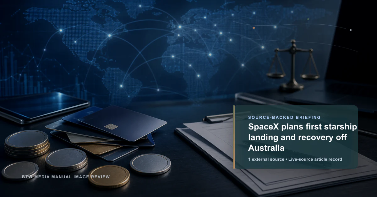 SpaceX prévoit le premier amerrissage et la récupération de Starship au large de l'Australie