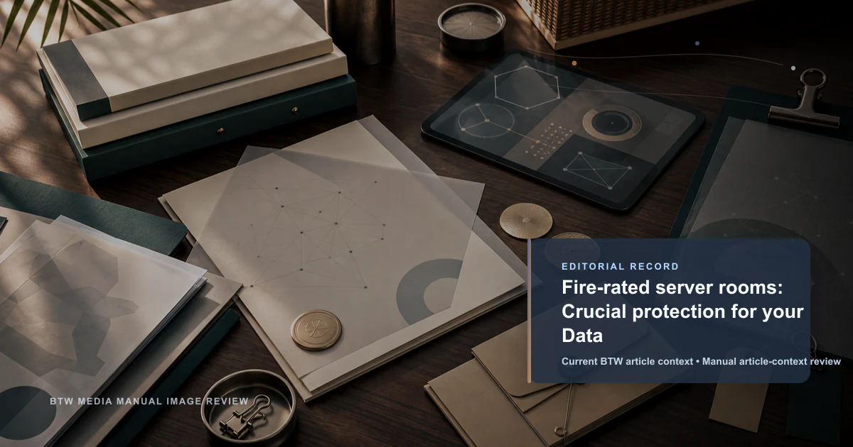 Fire-rated server rooms: Crucial protection for your Data reviewed editorial briefing visual