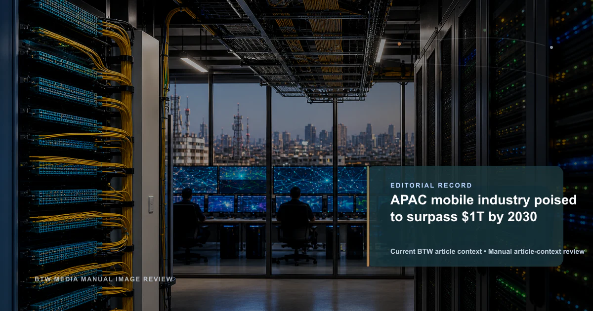 APAC mobile industry poised to surpass $1T by 2030 reviewed editorial briefing visual