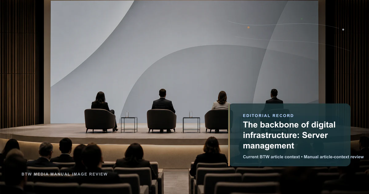 The backbone of digital infrastructure: Server management