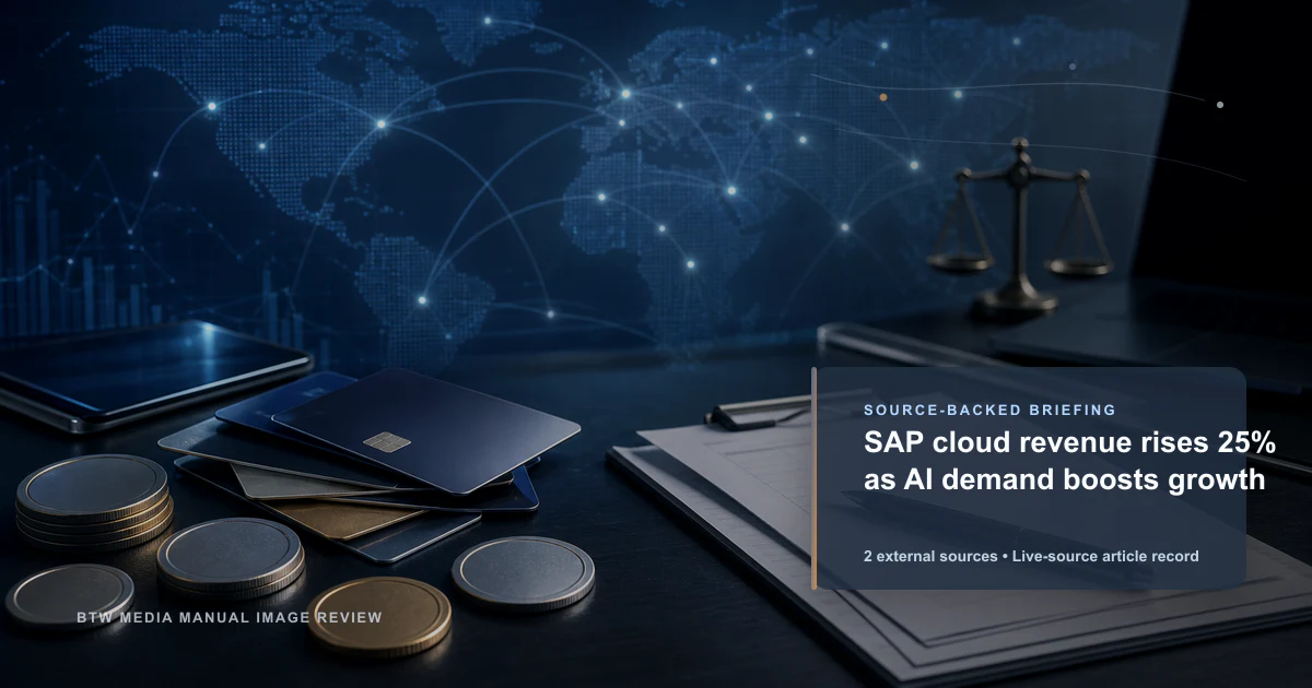 SAP : les revenus cloud augmentent de 25 % grâce à la demande d'IA