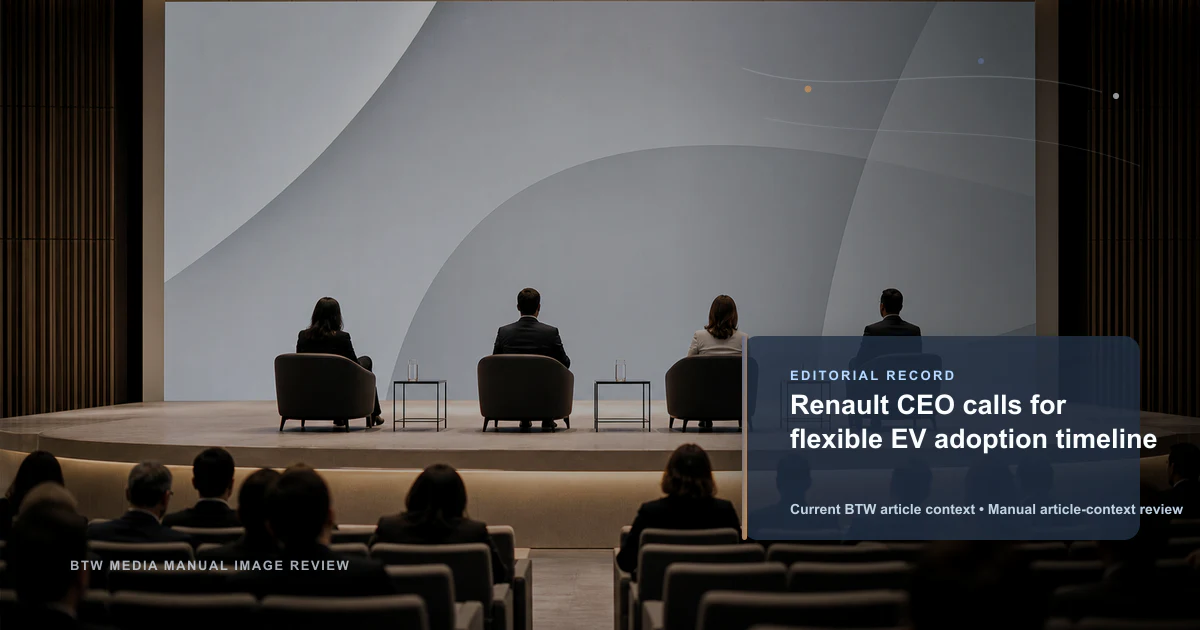 Le PDG de Renault appelle à plus de flexibilité dans le calendrier d'adoption des véhicules électriques