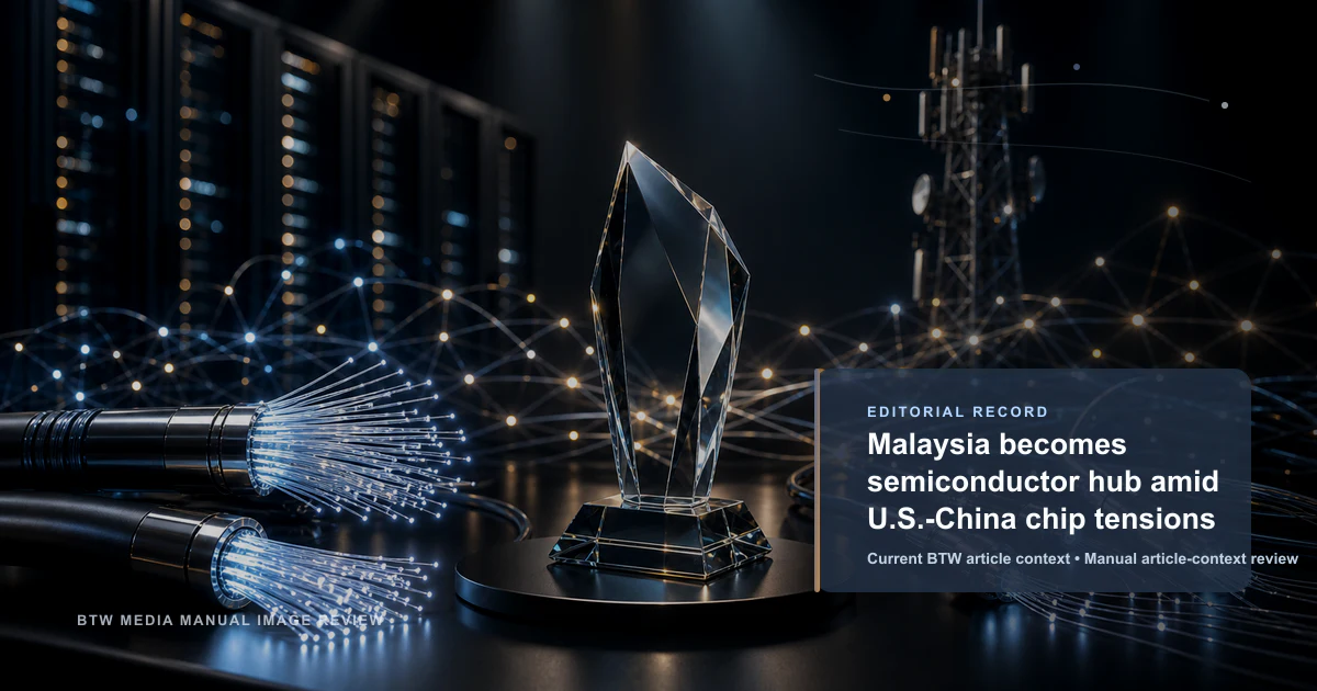 Malaysia becomes semiconductor hub amid U.S.-China chip tensions reviewed editorial briefing visual