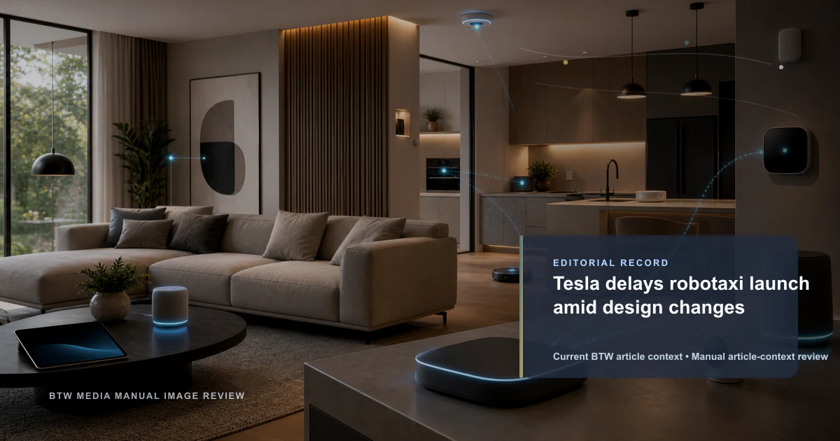 Tesla reporte le lancement du robotaxi pour modifications de design