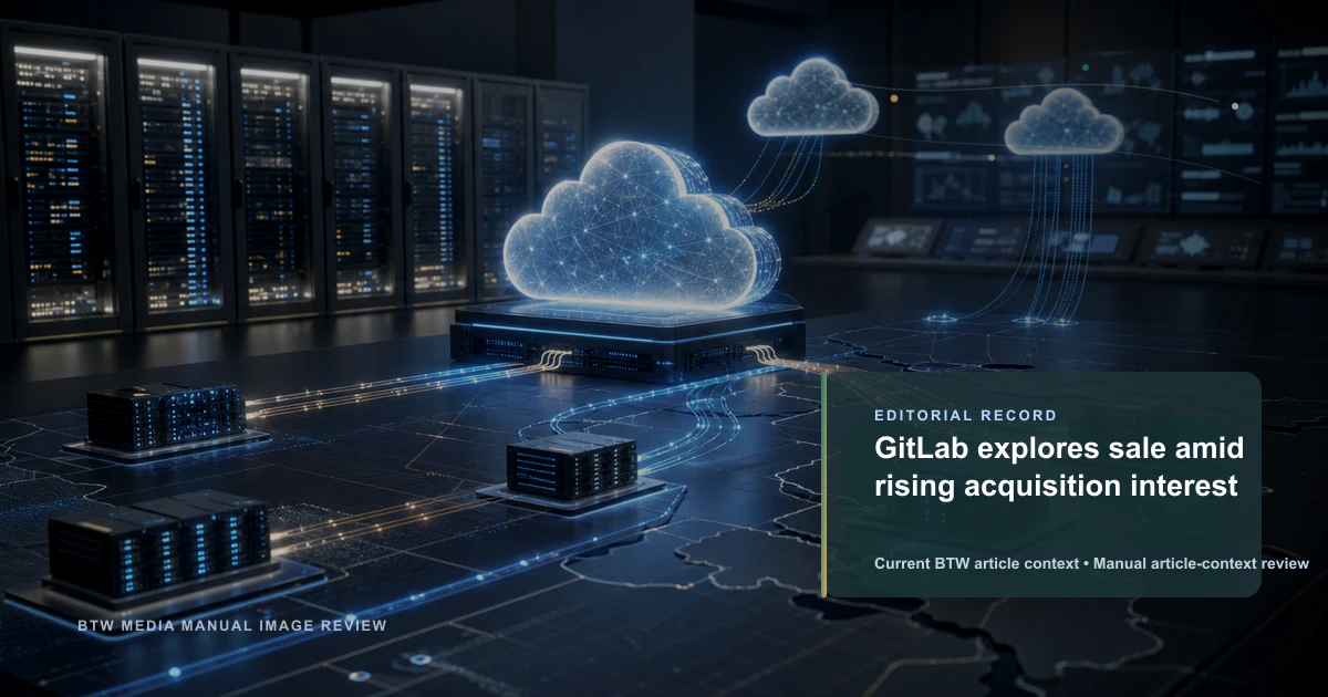 GitLab explores sale amid rising acquisition interest reviewed editorial briefing visual