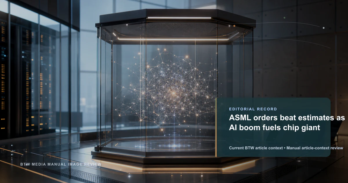 ASML : les commandes dépassent les prévisions, portées par le boom de l’IA