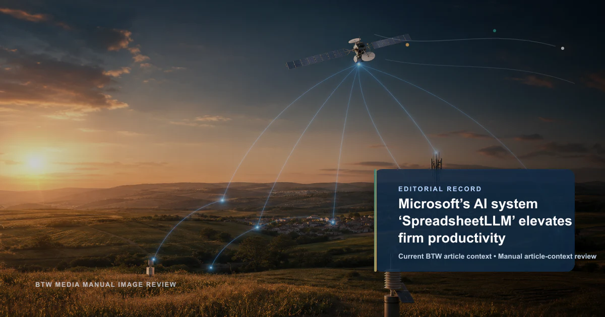 Microsoft 的 AI 系统‘SpreadsheetLLM’提升企业生产力