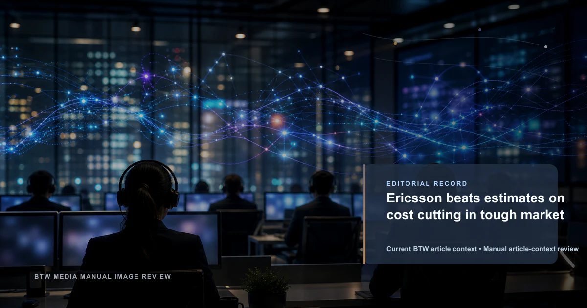 Ericsson dépasse les prévisions grâce à la réduction des coûts dans un marché difficile